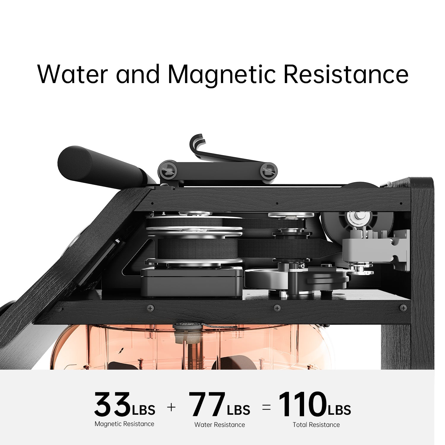 Tri-fold Water Rowing Machine