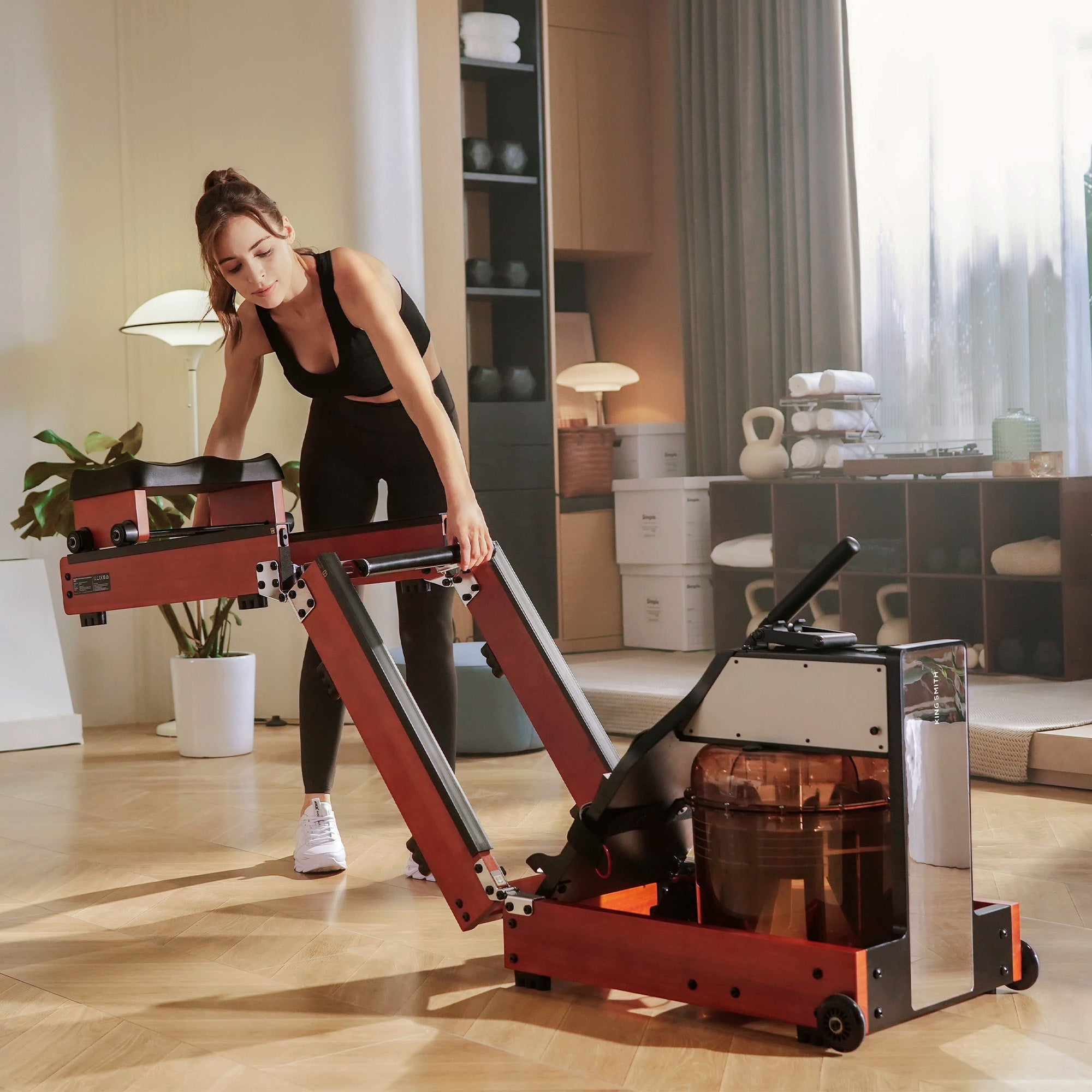 Tri-fold Water Rowing Machine