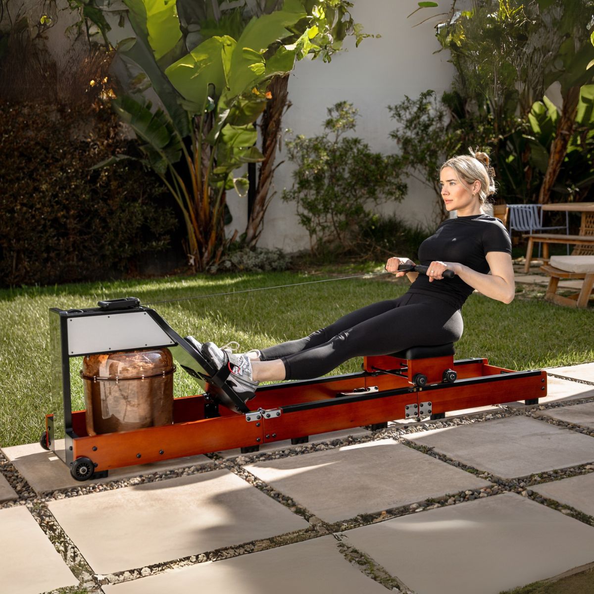 Tri-fold Water Rowing Machine